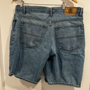 Jorts - Classic Men's Denim Jean Shorts - 100% Cotton - Light Blue